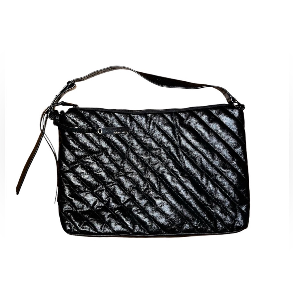NWOT Vince Camuto Black Ottys Leather Shoulder Bag